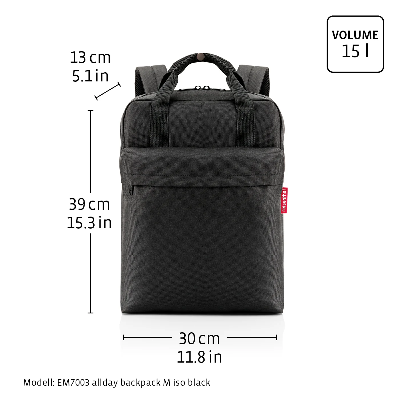 allday backpack M iso twist coffee - Image 5