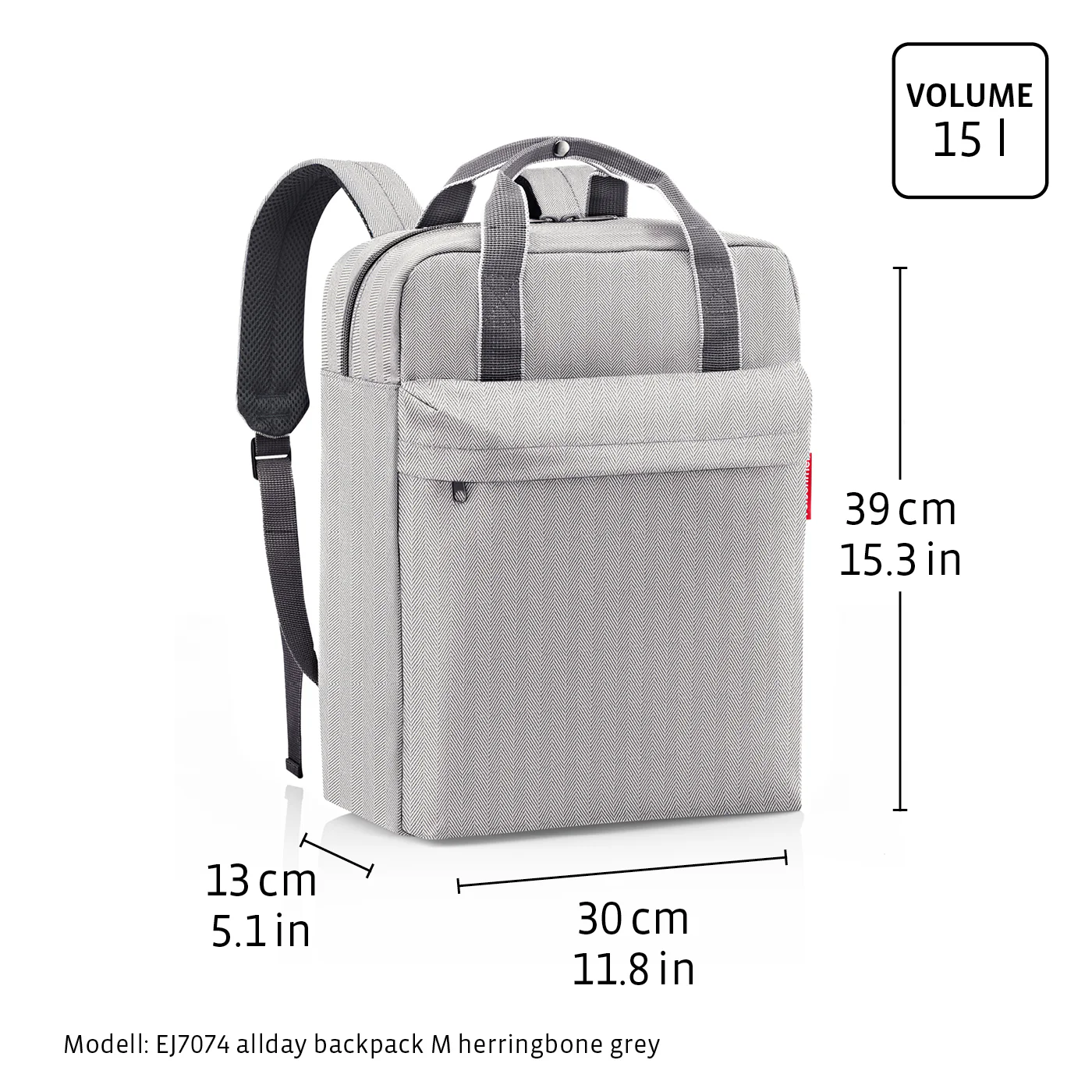 allday backpack M twist sky rose - Image 6