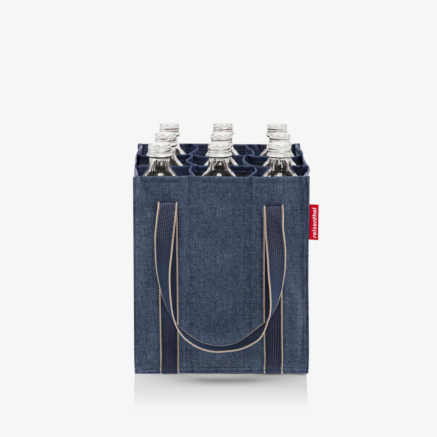 bottlebag herringbone dark blue - Image 4