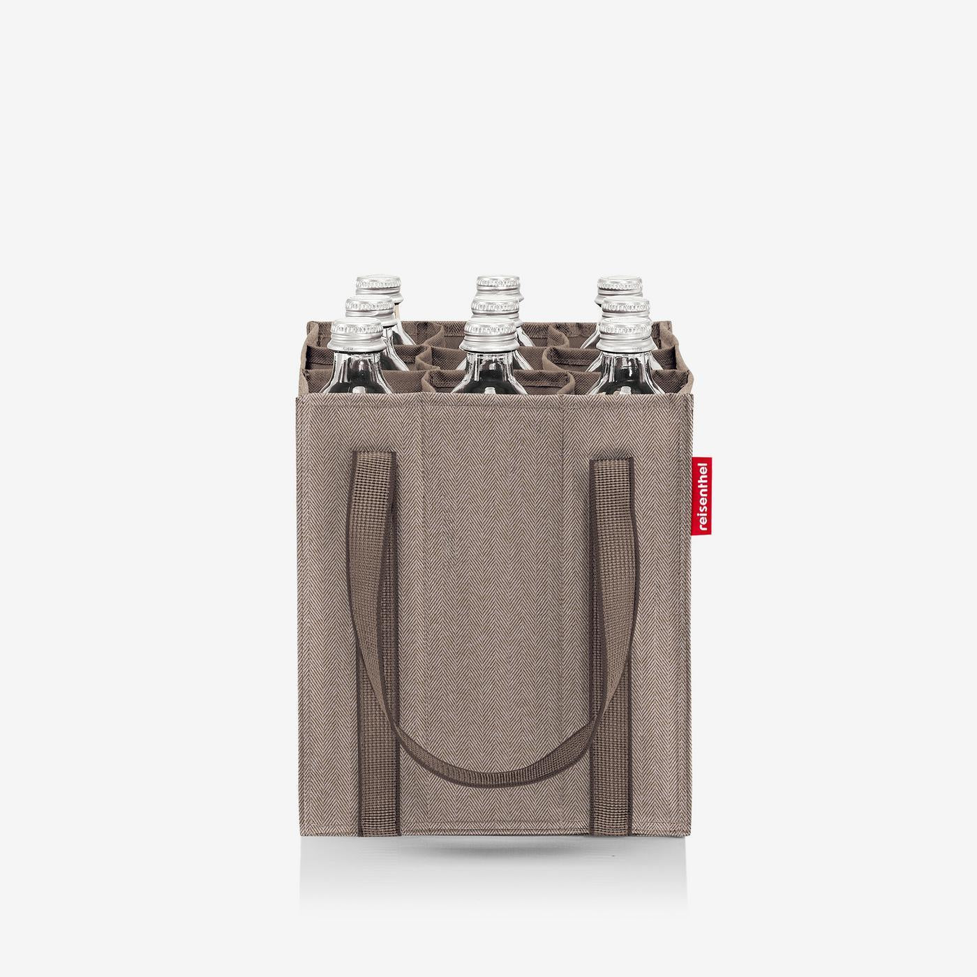 bottlebag herringbone mokka - Image 4