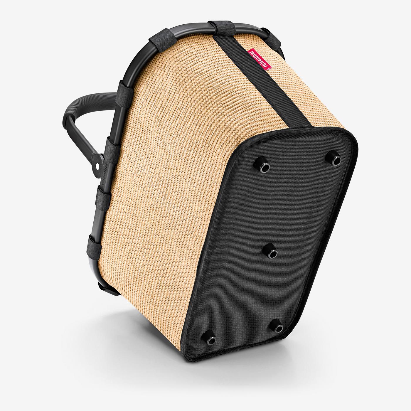 carrybag frame raffia black - Image 6