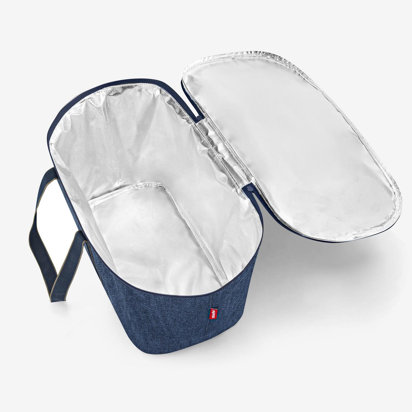 coolerbag herringbone dark blue - Image 3