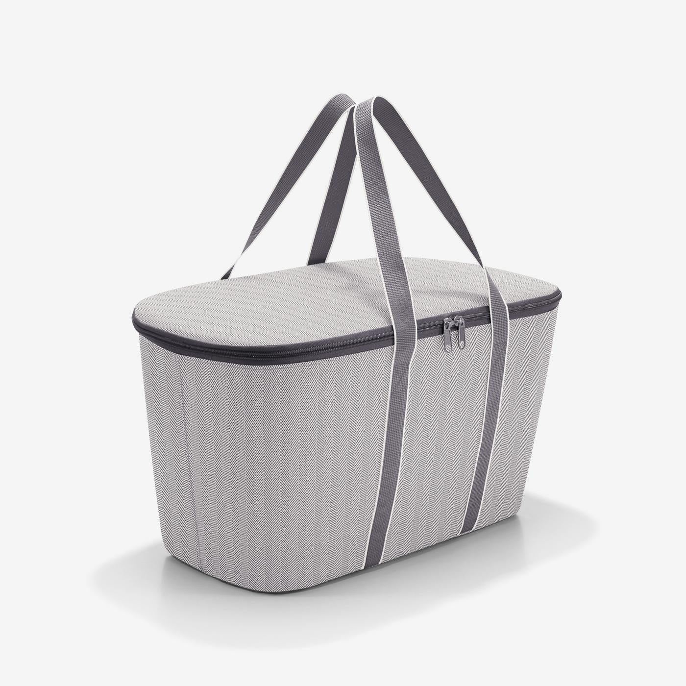coolerbag herringbone grey - Image 4