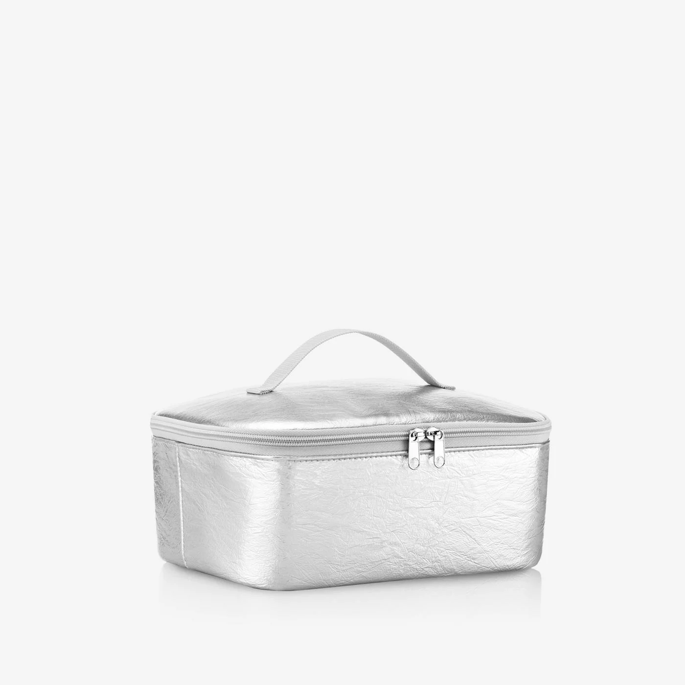 coolerbag M pocket silver crackle - Image 4