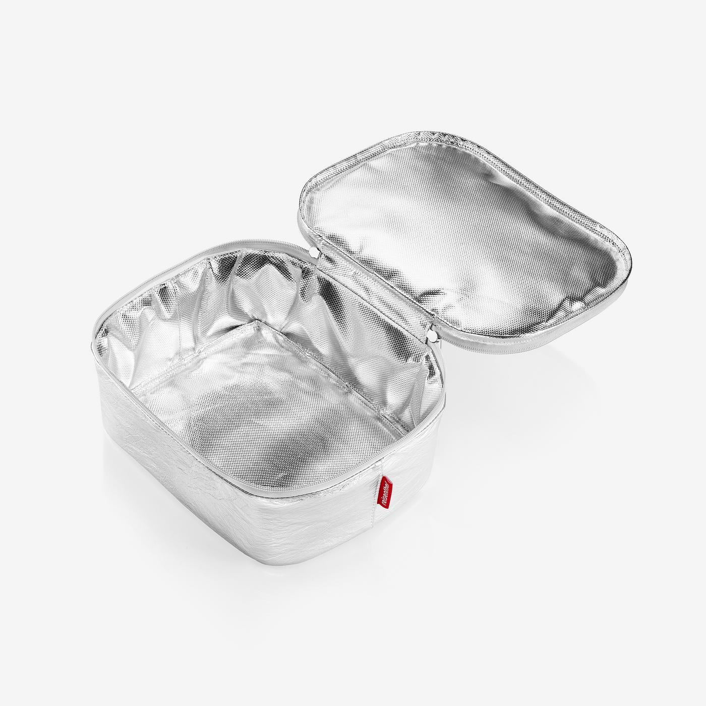 coolerbag M pocket silver crackle - Image 5