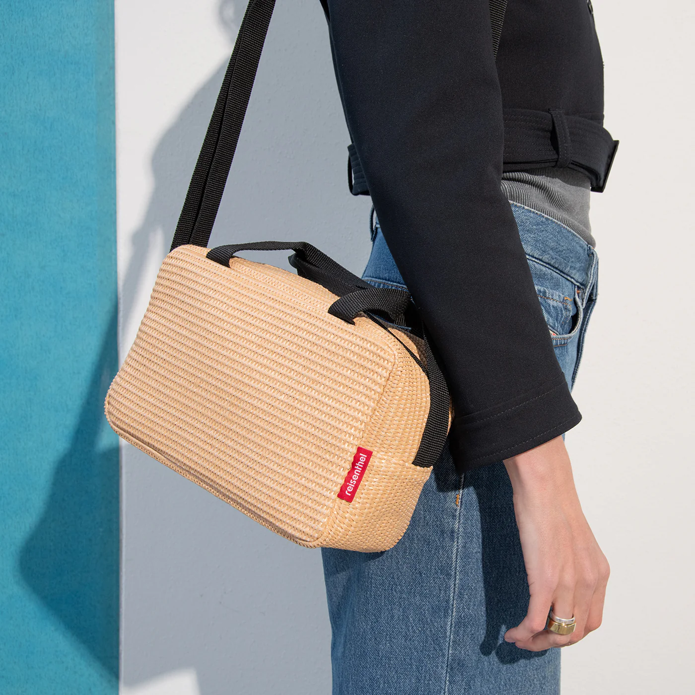 coolerbag to-go raffia black - Image 2