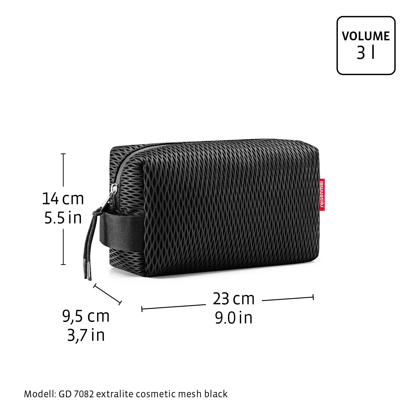 extralite cosmetic mesh black - Image 8