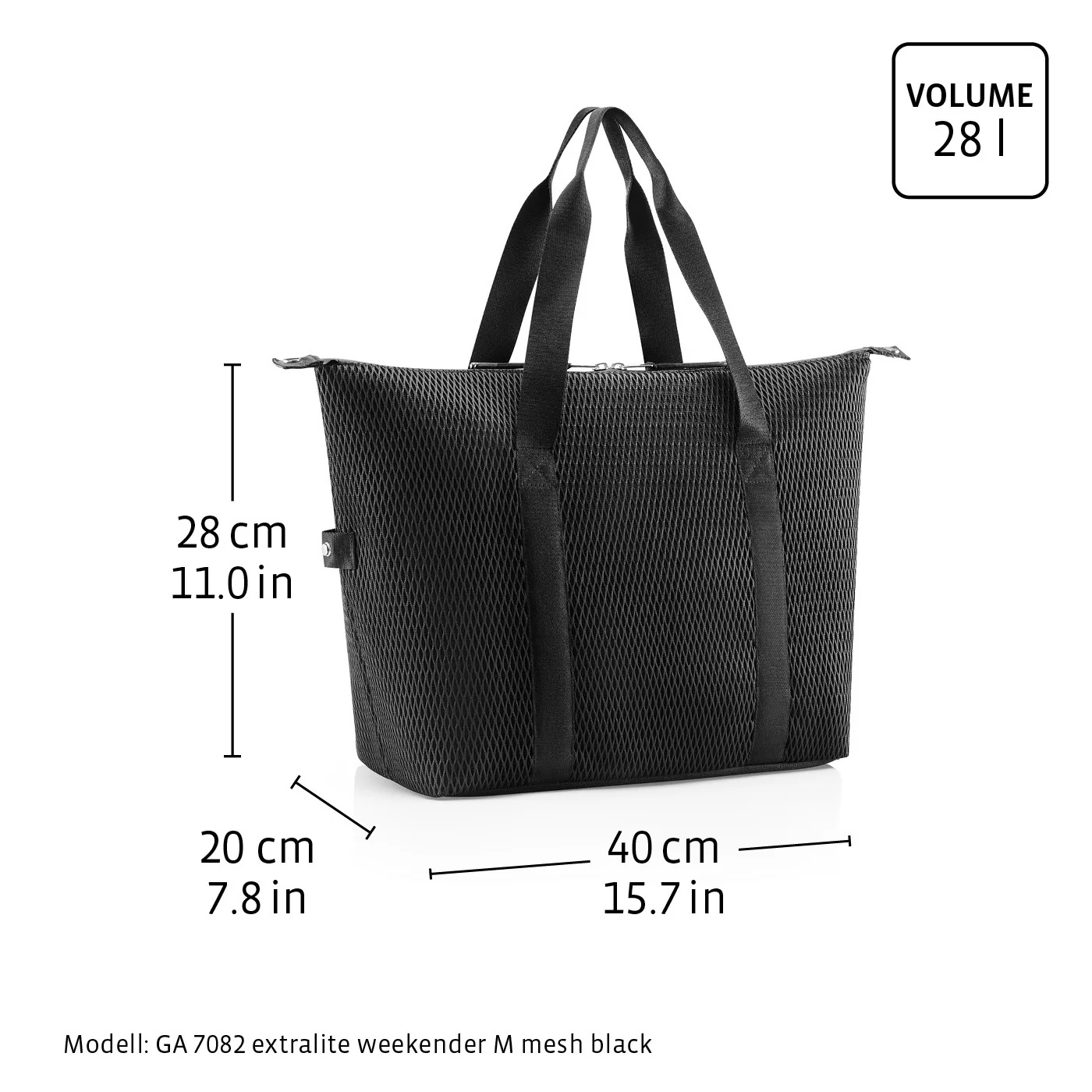 extralite weekender M mesh black - Image 10