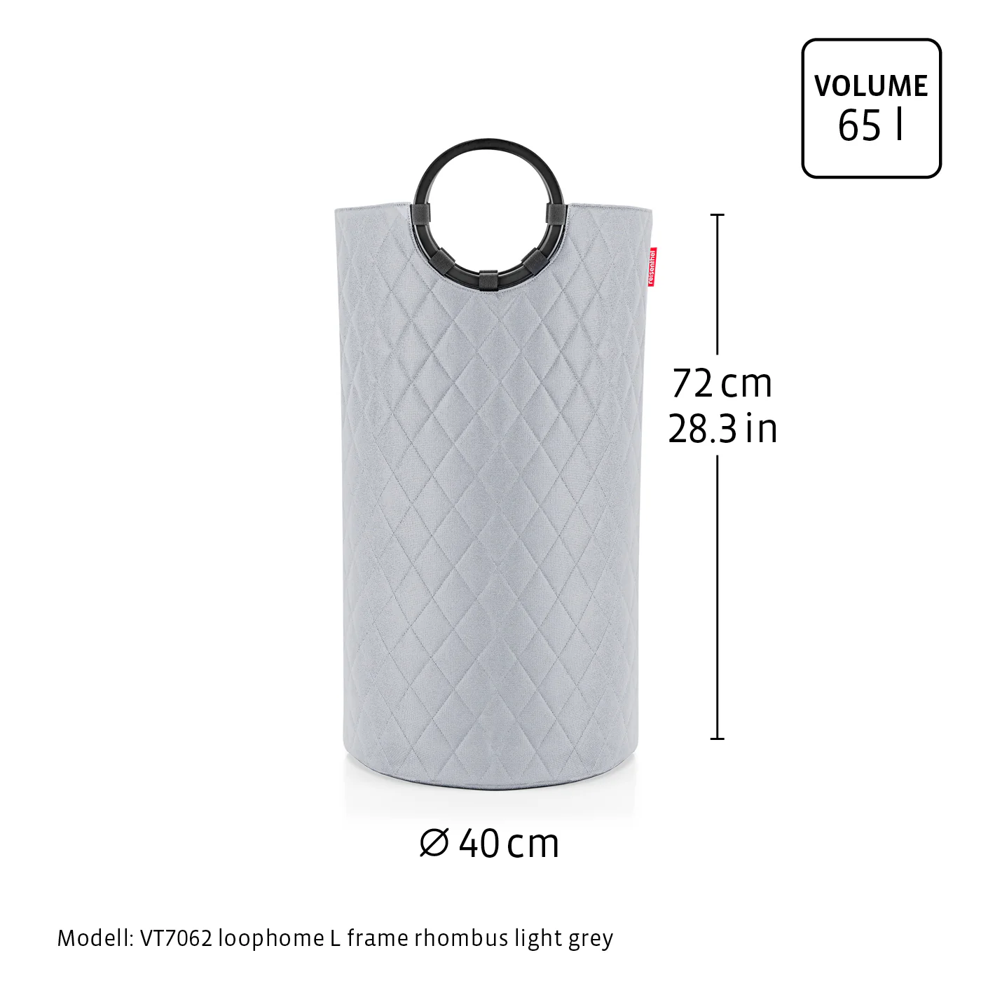 loophome L frame rhombus light grey - Image 9