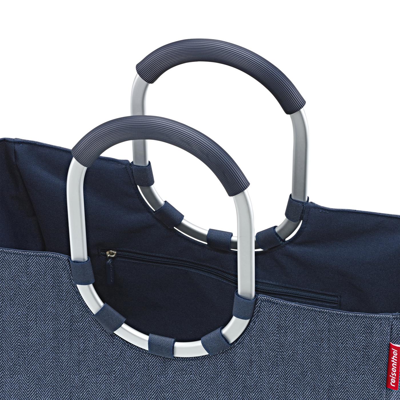 loopshopper L herringbone dark blue - Image 5