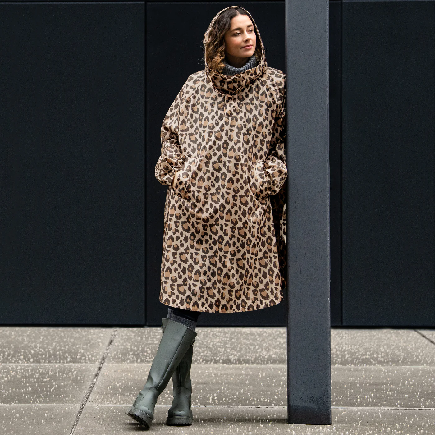 mini maxi raincoat leo macchiato - Image 3
