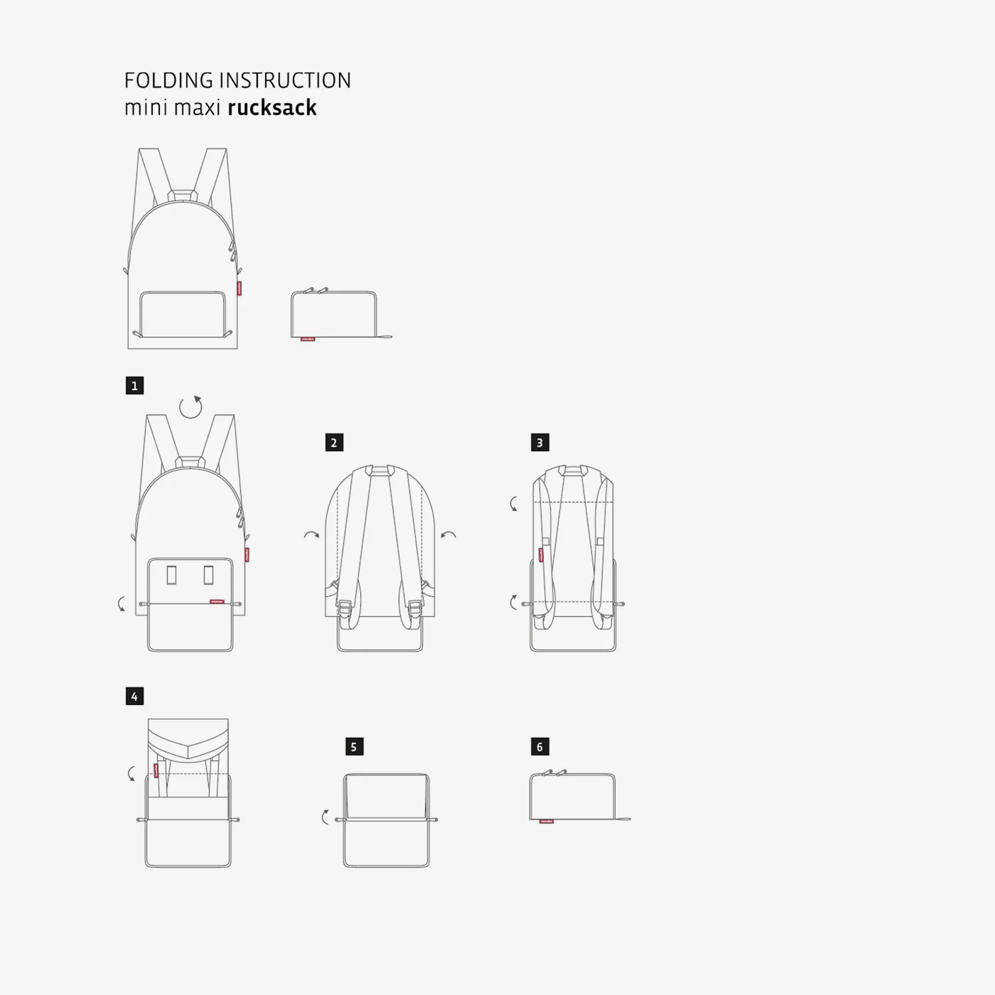 mini maxi rucksack baroque marble - Image 5