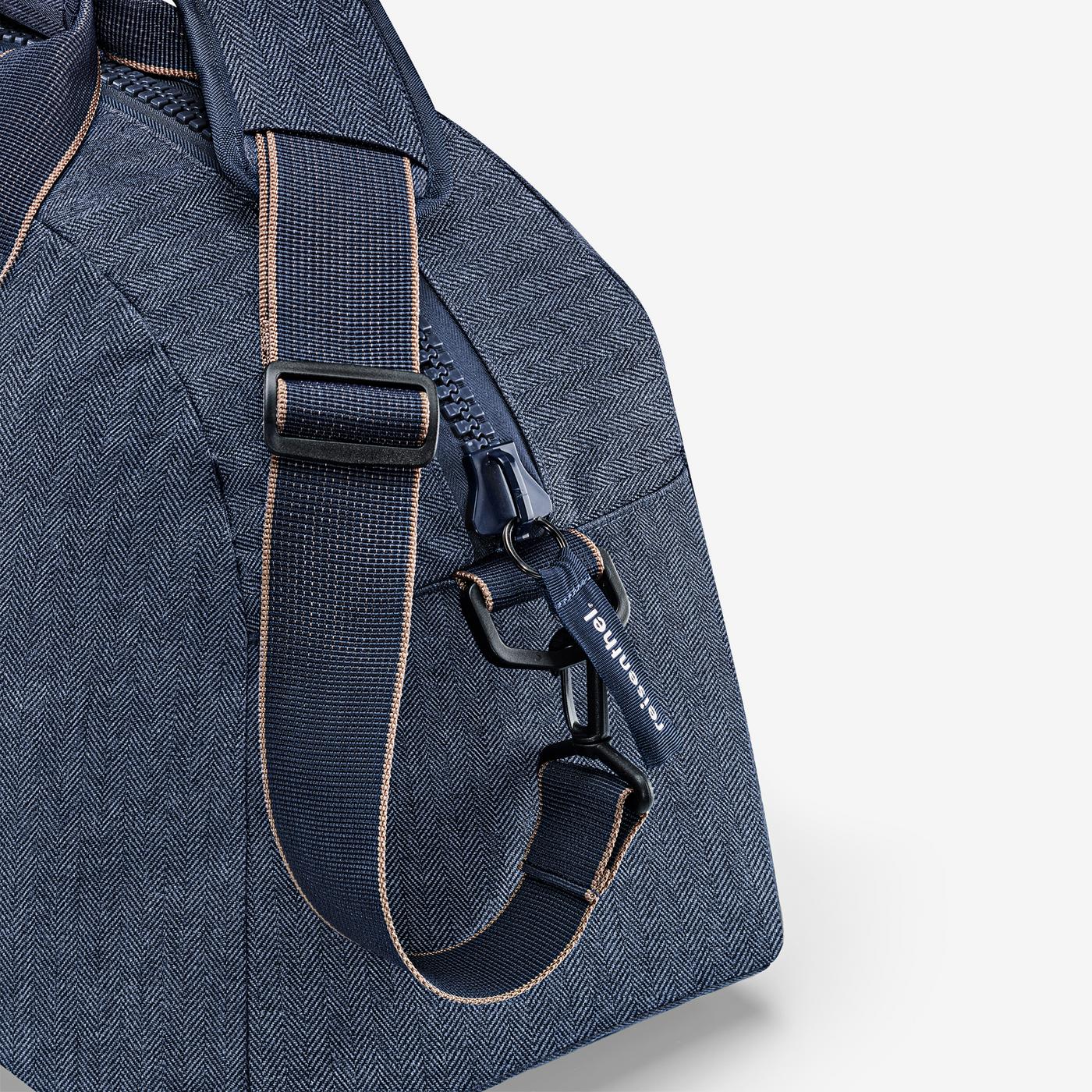 overnighter herringbone dark blue - Image 3