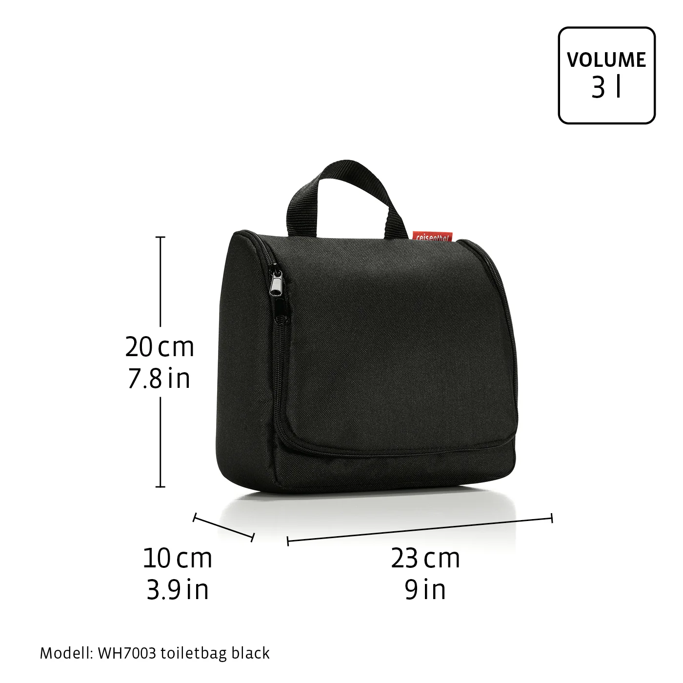 toiletbag herringbone grey - Image 6