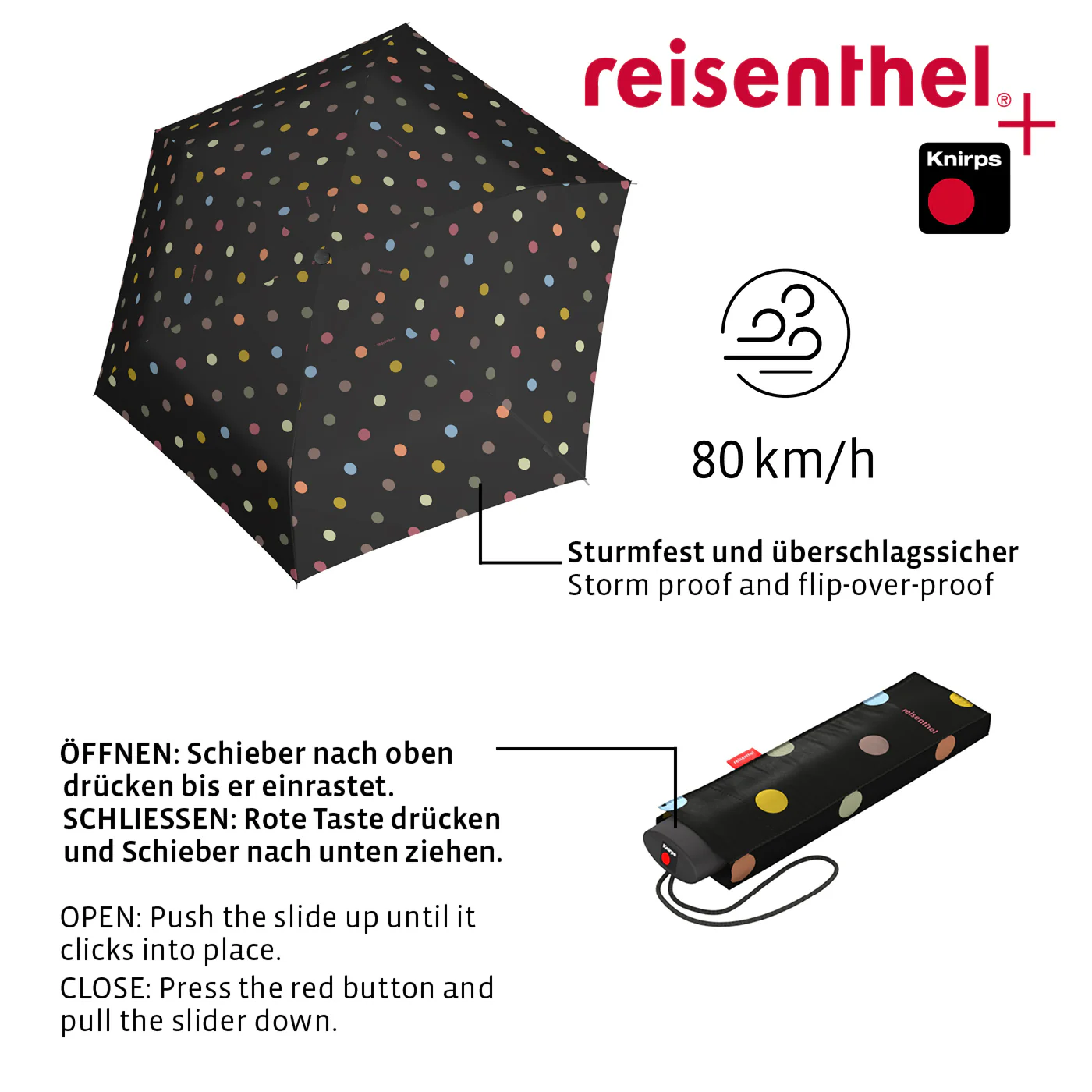 umbrella pocket mini dots - Image 5