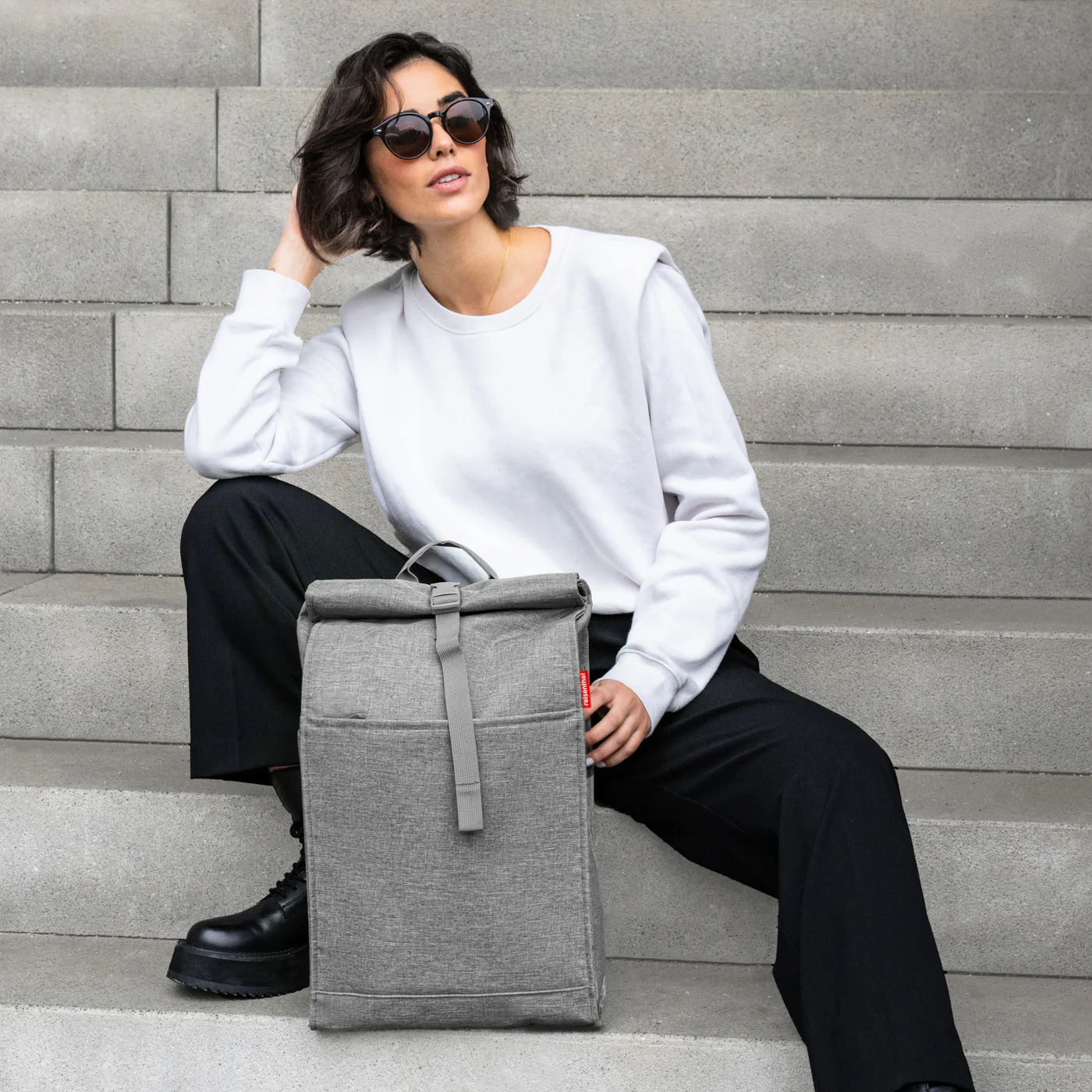 urban rolltop twist silver - Image 2
